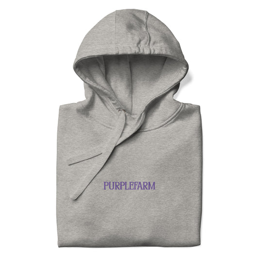 Grey Classic Unisex Hoodie - Centered Logo