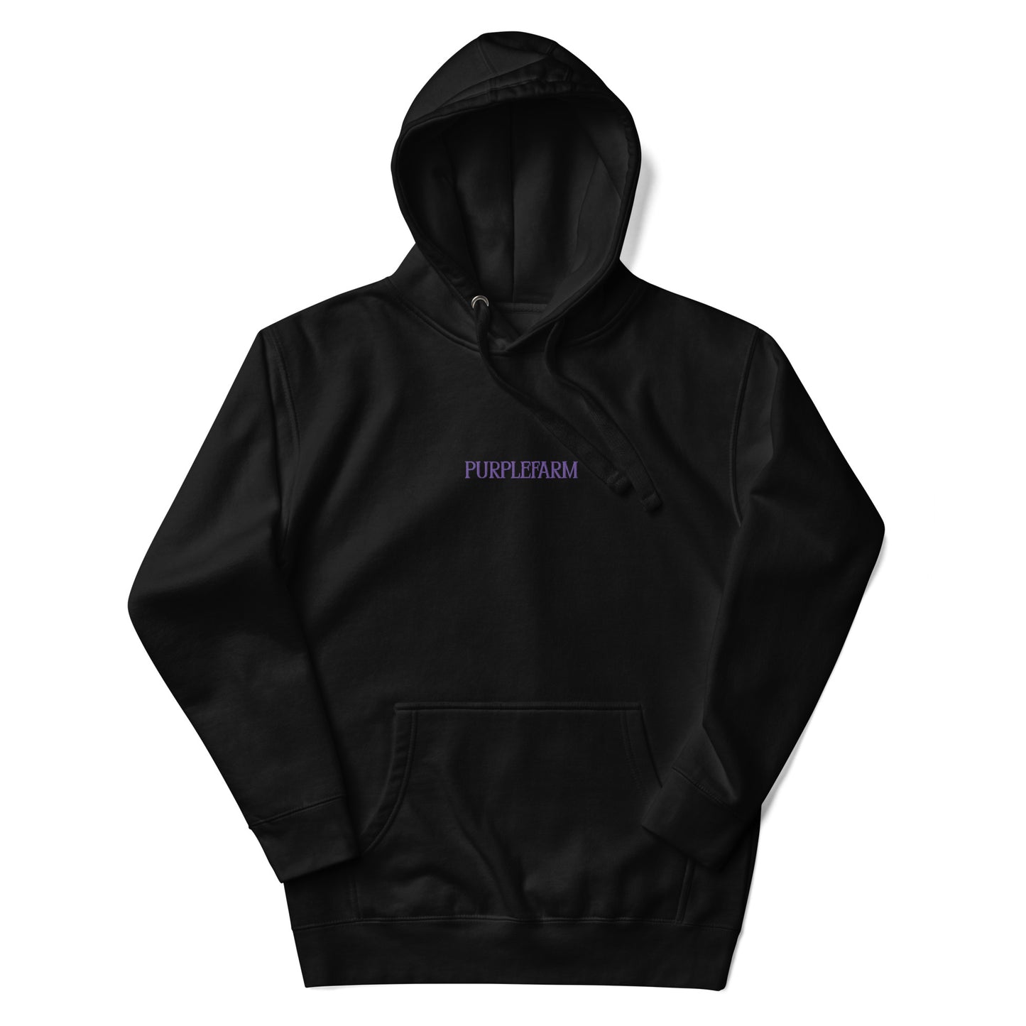 Black Classic Unisex Hoodie - Centered Logo
