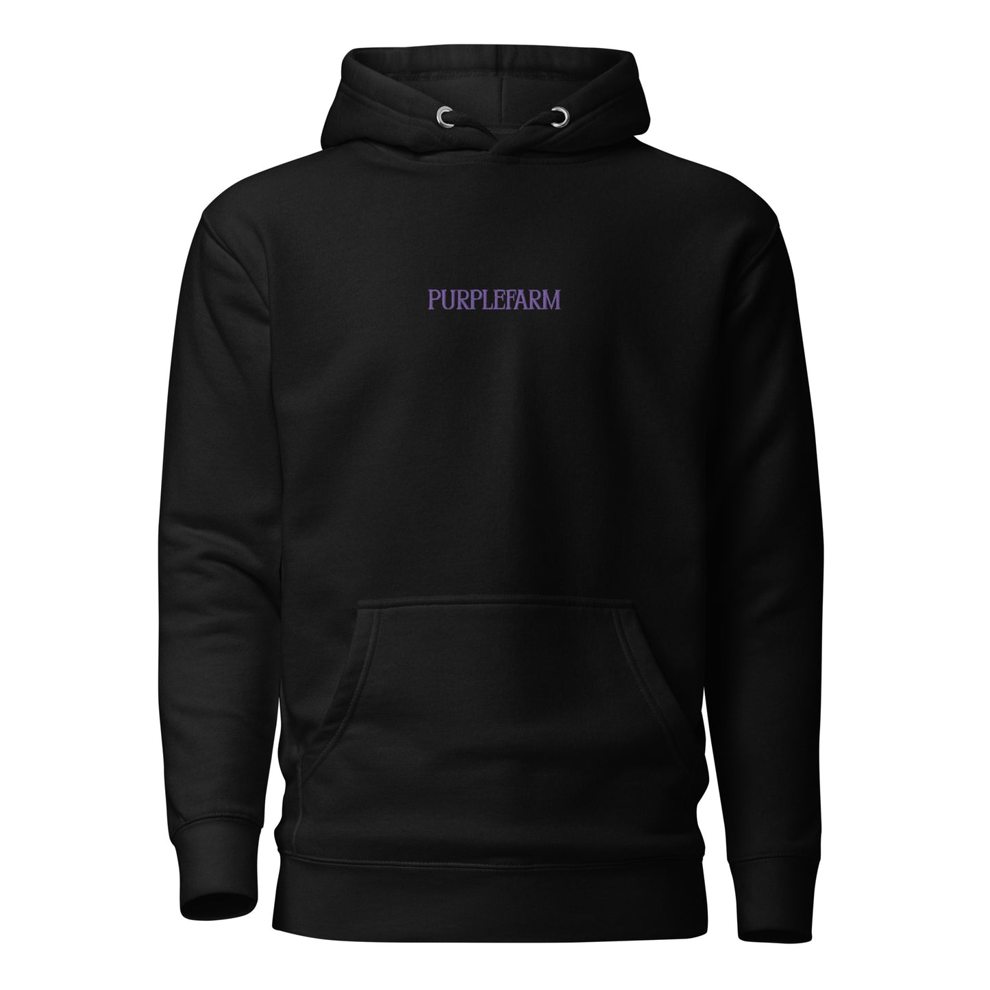 Black Classic Unisex Hoodie - Centered Logo