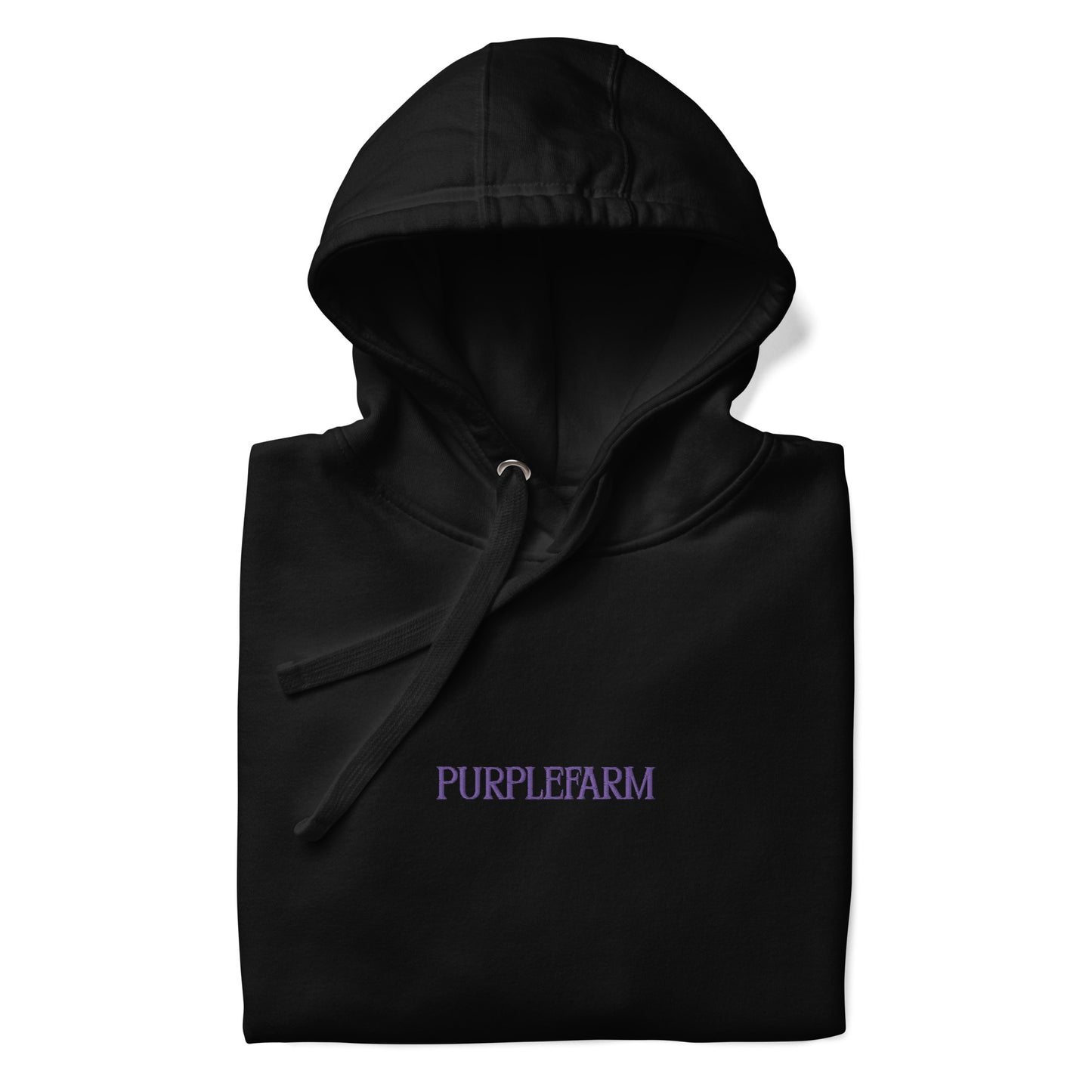 Black Classic Unisex Hoodie - Centered Logo