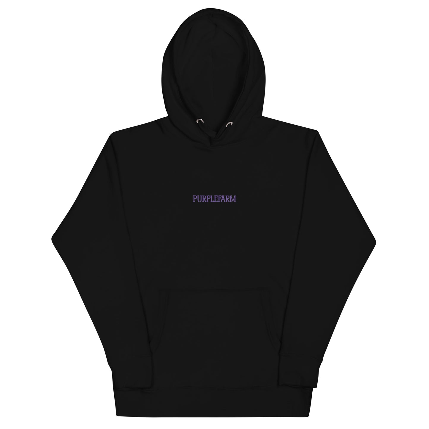 Black Classic Unisex Hoodie - Centered Logo