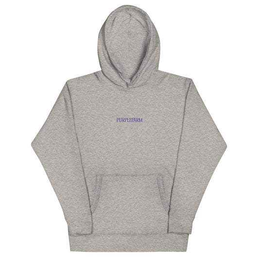 Grey Classic Unisex Hoodie - Centered Logo