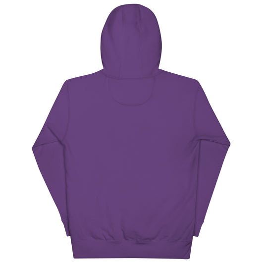 Purple Classic Unisex Hoodie - Centered Logo