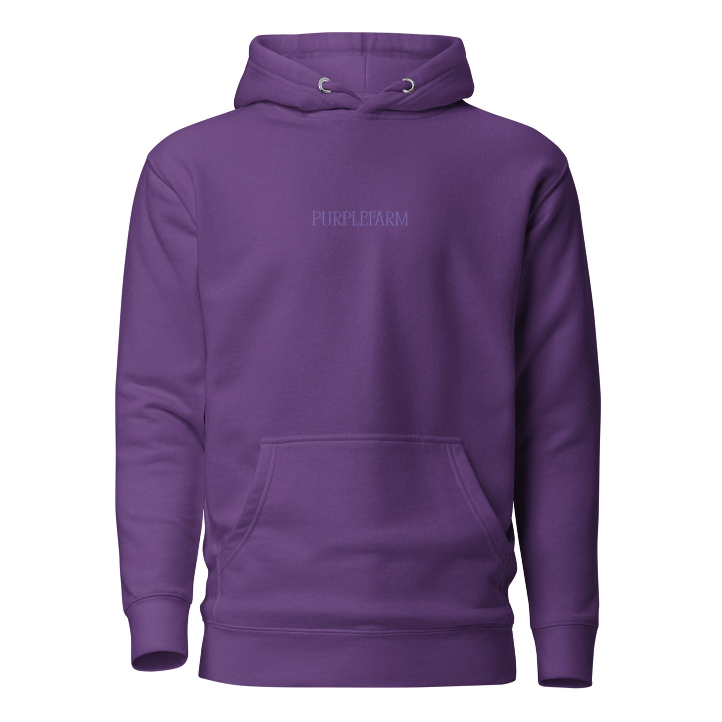 Purple Classic Unisex Hoodie - Centered Logo
