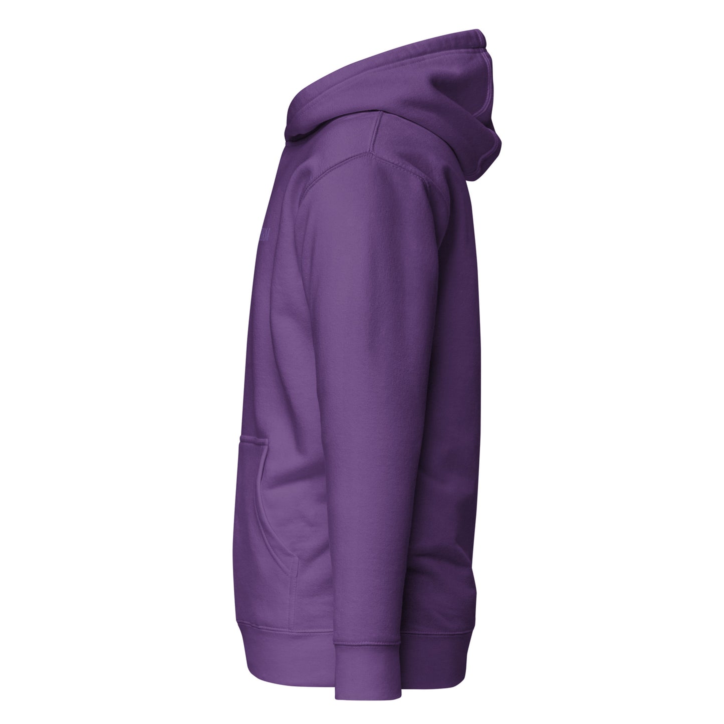 Purple Classic Unisex Hoodie - Centered Logo