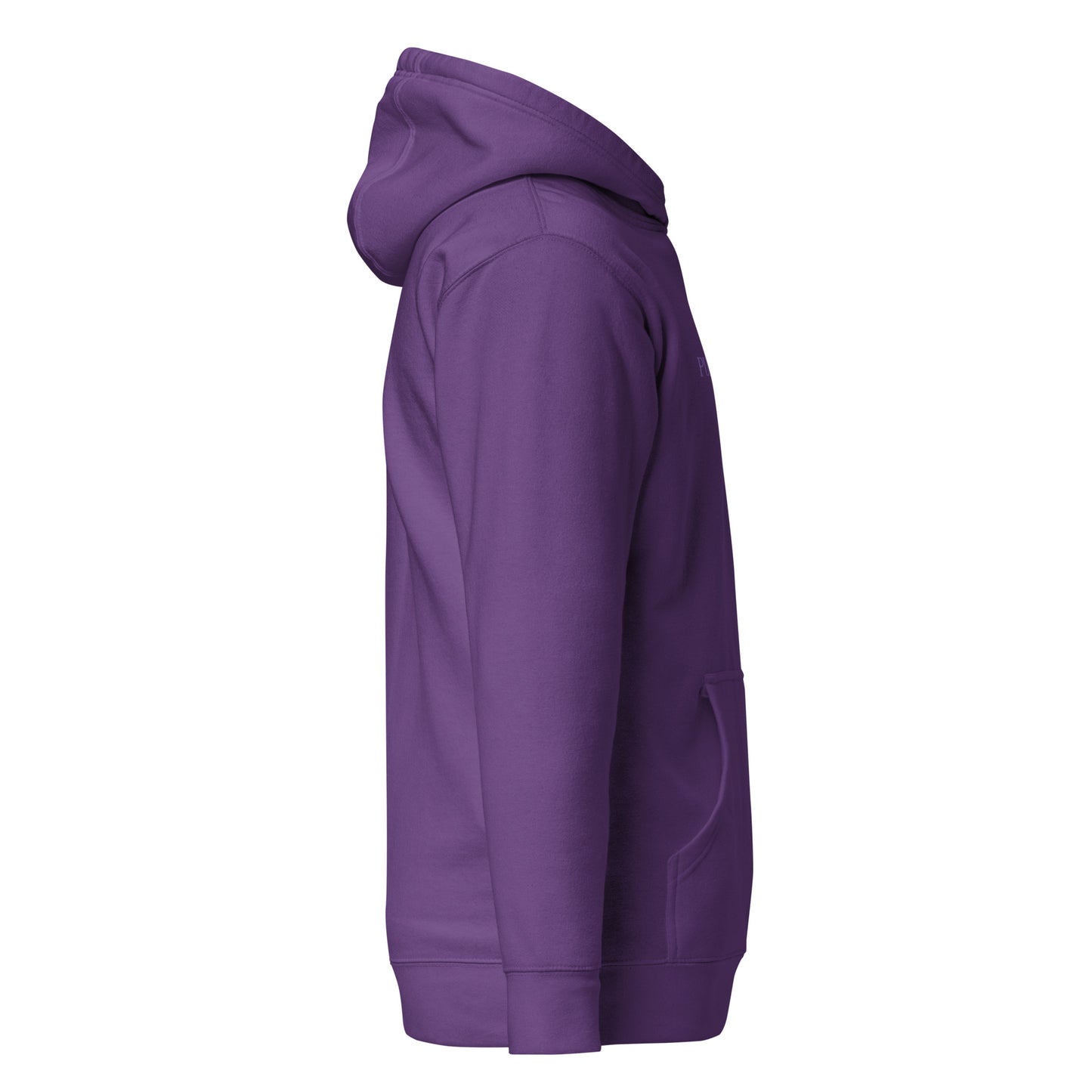 Purple Classic Unisex Hoodie - Centered Logo